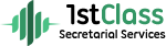 1st Class Secretarial Service logo